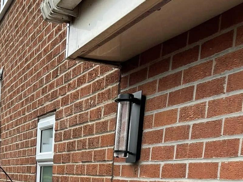 Outside lights & PIR sensors fitted
