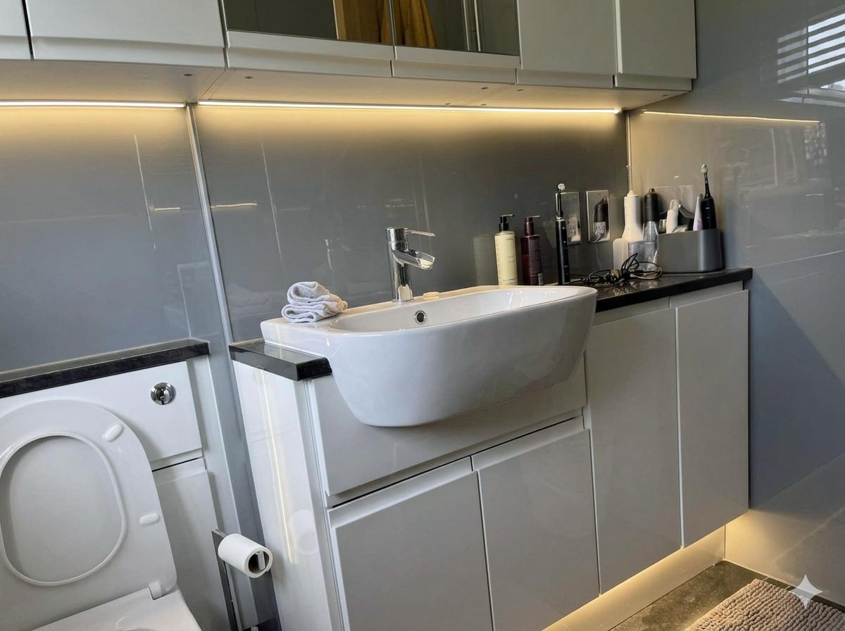 Lighting repairs & upgrades - bathroom